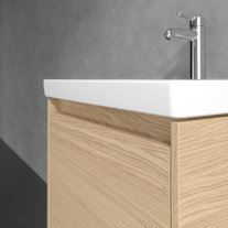 Mobilier suspendat pentru lavoar Villeroy & Boch Skyla 60 cm, 1 sertar Soft Close, nordic oak